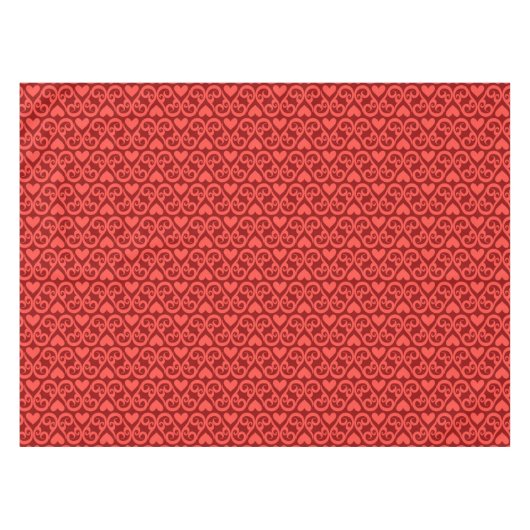Valentinsgruß-Muster 2 Tischdecke (Vorderseite (Horizontal))