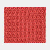 Valentinsgruß-Muster Fleecedecke (Vorderseite (Horizontal))
