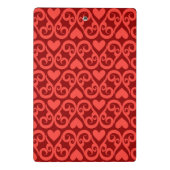 Valentinsgruß-Muster Mini Klemmbrett (Rückseite)