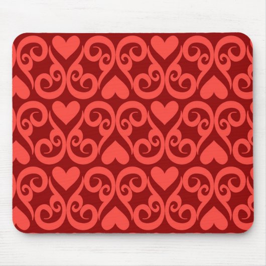 Valentinsgruß-Muster Mousepad (Vorne)