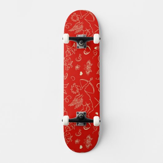 Valentinsgruß-Muster Skateboard (Vorderseite)