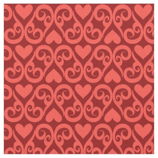 Valentinsgruß-Muster Stoff (Nahaufnahme)