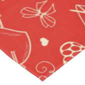 Valentinsgruß-Muster Tischdecke (Schrägansicht)