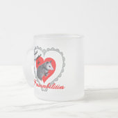 Valentinsgruß-Opossum Mattglastasse (Vorderseite Links)