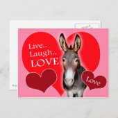 Valentinsgruß-Postkarte Feiertagspostkarte (Vorne/Hinten)