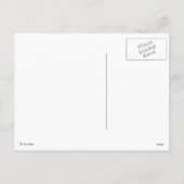 Valentinsgruß-Postkarte Feiertagspostkarte (Rückseite)