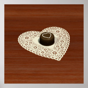 Valentinsgruß-Schokolade Poster