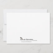 Valentinsgruß-süße Kuchen-Einladung Einladung (Rückseite)