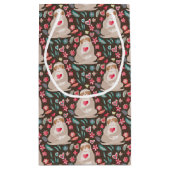 Valentinsgruß-Trägheits-Muster Kleine Geschenktüte (Rückseite)