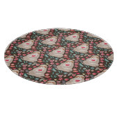 Valentinsgruß-Trägheits-Muster Schneidebrett (Ecke)