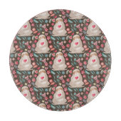 Valentinsgruß-Trägheits-Muster Schneidebrett (Vorderseite)