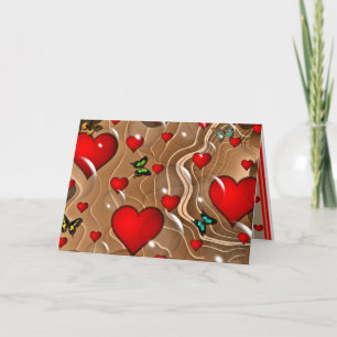 Valentinsgruß-Umarmungen Feiertagskarte