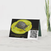 Valentinsgruß von der Katze Feiertagskarte (Rückseite)