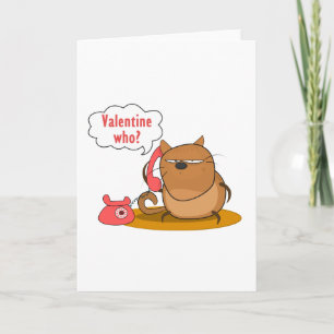 Valentinsgruß wer? feiertagskarte