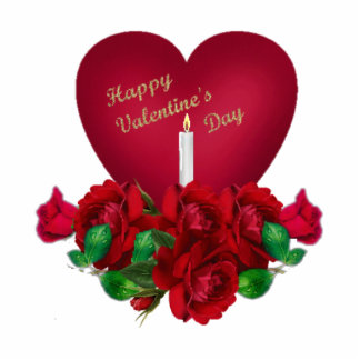 Valentinsgrüße Freistehende Fotoskulptur