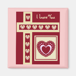 VALENTINSGRÜSSE Magnet