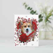 Valentinsgrüße - Schlüssel zu meinem Herzen - Feiertagspostkarte (Stehend Vorderseite)