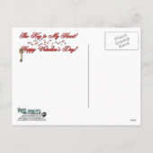 Valentinsgrüße - Schlüssel zu meinem Herzen - Feiertagspostkarte (Rückseite)