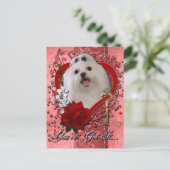 Valentinsgrüße - Schlüssel zu meinem Herzen - Feiertagspostkarte (Stehend Vorderseite)