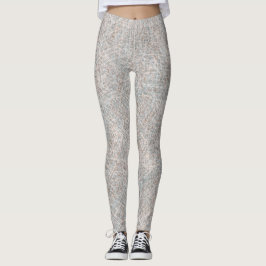 Valentinsgrußes in Pulver Tan Leggings