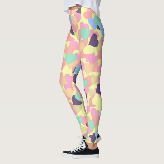 Valentinsgrußherzen Leggings (Links)