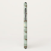 Valentinsgrußmuster mit Herzen und dem Schnurrbart Case-Mate iPhone Hülle (Hinten/Links)