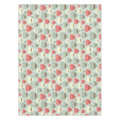 Valentinsgrußmuster mit Herzen und dem Schnurrbart Tischdecke (Vorderseite)