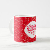 Valentinsherz-Kaffeetasse Kaffeetasse (Vorderseite Links)