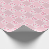 Valentinsherz-Muster-Wrap-Rolle Geschenkpapier (Ecke)