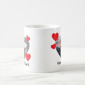 Valentinsherz-Personalisierte Tasse (Mittel)