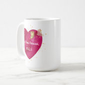 Valentinsherz-Tasse Kaffeetasse (Vorderseite Links)