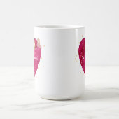 Valentinsherz-Tasse Kaffeetasse (Mittel)