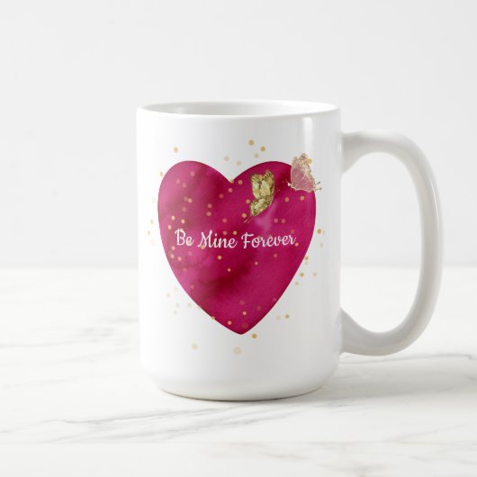 Valentinsherz-Tasse Kaffeetasse (Rechts)