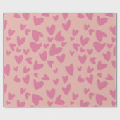 Valentinsherz-Wrapapier Geschenkpapier (Flach)