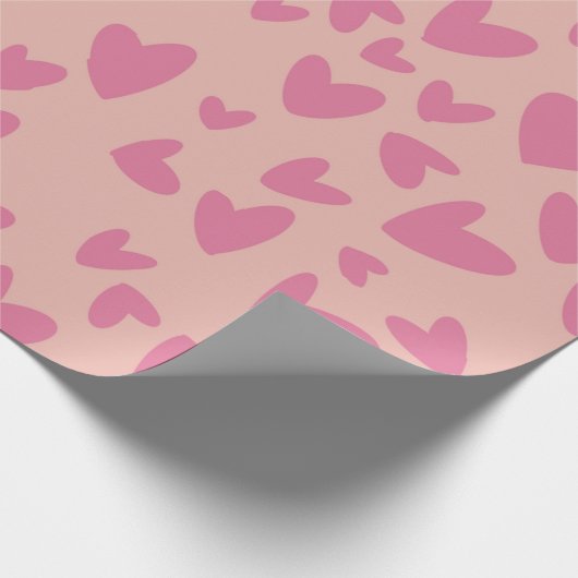 Valentinsherz-Wrapapier Geschenkpapier (Ecke)