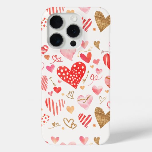 Valentinsherzen Case-Mate iPhone Hülle (Rückseite)