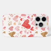 Valentinsherzen Case-Mate iPhone Hülle (Rückseite (Horizontal))