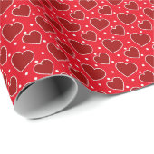 Valentinsherzen-Geschenkpapier Geschenkpapier (Rolleneckpunkt)