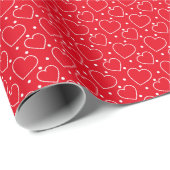 Valentinsherzen-Geschenkpapier Geschenkpapier (Rolleneckpunkt)