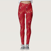 Valentinsherzen Leggings (Vorderseite)