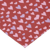 Valentinsherzen Tischdecke (Schrägansicht)