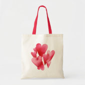 Valentinsherzen Tragetasche (Vorne)