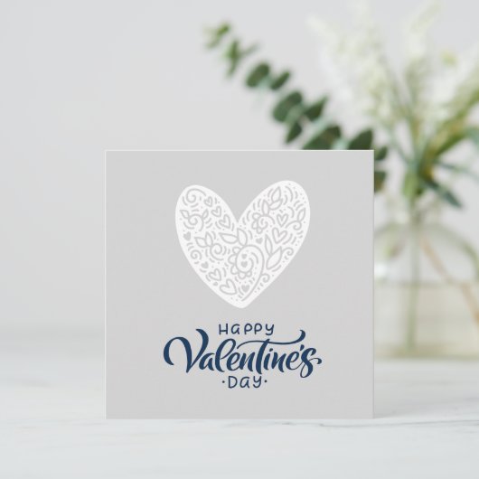 Valentinskarte (Stehend Vorderseite)