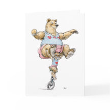 Valentinskarte Akrobatisches Paar