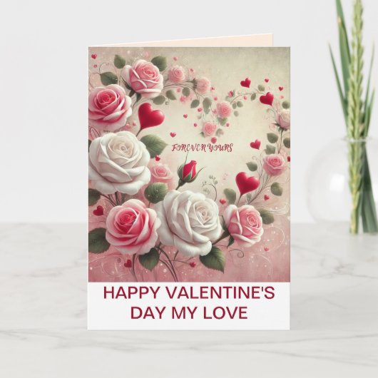 Valentinskarte Dankeskarte (Vorderseite)