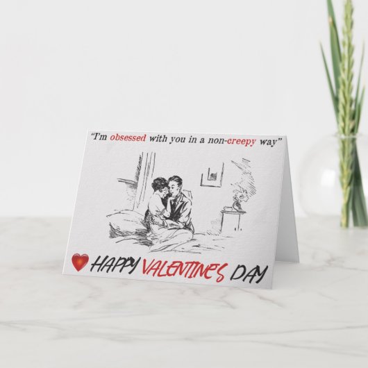 Valentinskarte Dankeskarte (Vorderseite)