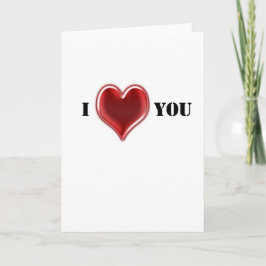 Valentinskarte des Roten Herzens Feiertagskarte