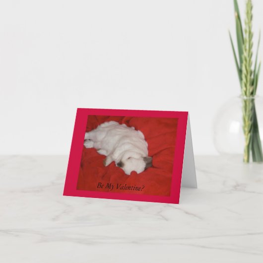 Valentinskarte Feiertagskarte (Vorderseite)