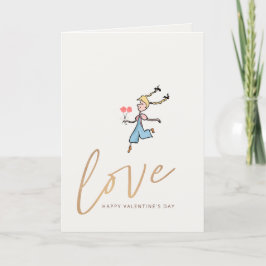 Valentinskarte Feiertagskarte