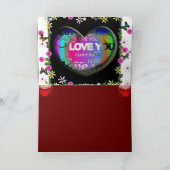 Valentinskarte Feiertagskarte (Innenseite)